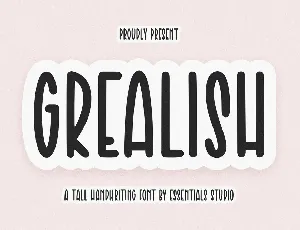 GREALISH font