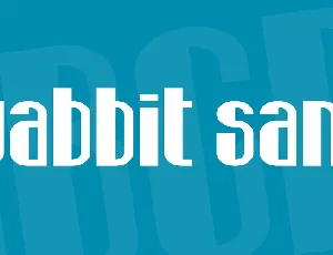 Wabbit Sans font