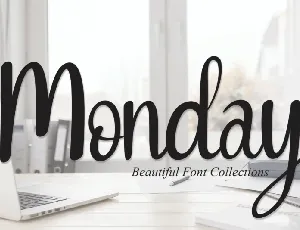 Monday Handwritten Typeface font