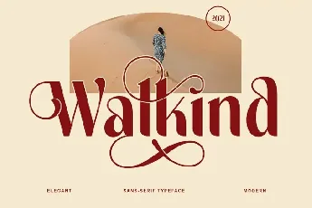 Walkind font