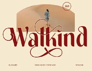 Walkind font