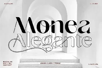 Monea Alegante font