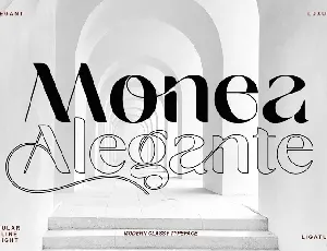 Monea Alegante font