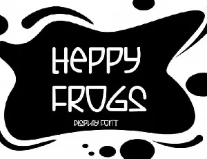 Heppy Frogs Display font