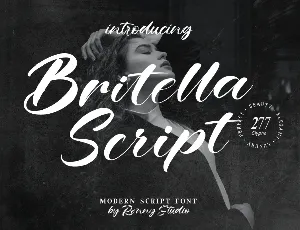 Britella Script DEMO font
