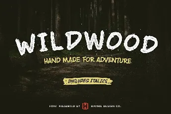 Wildwood Dry Brush Free font