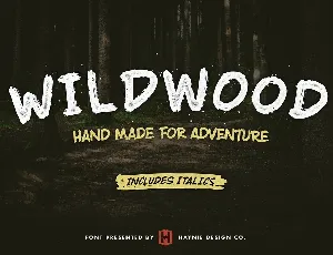 Wildwood Dry Brush Free font