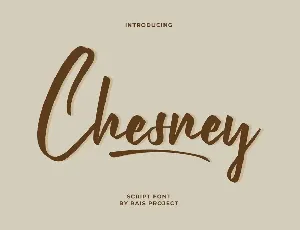 Chesney Demo font