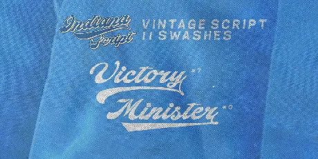 Indiana Script PERSONAL USE font