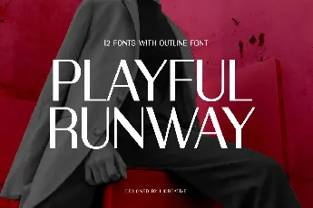 PLAYFUL RUNWAY font