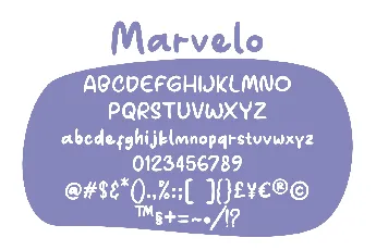 Marvelo font