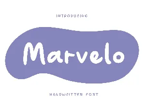 Marvelo font