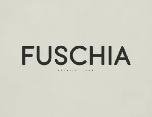 Fuschia font