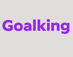 Goalking Family font