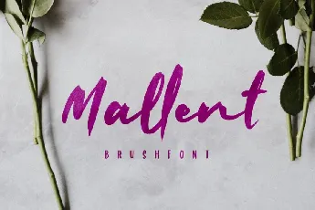 Mallent Brush font