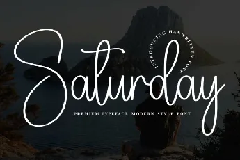 Saturday Handwritten font