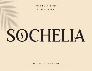 Sochelia font