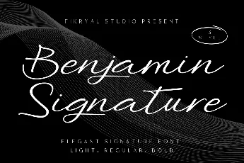 Benjamin Signature font