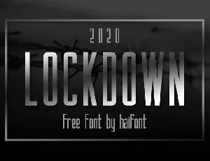 Lockdown Sans Serif font