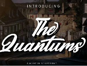 The Quantums font