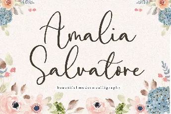 Amalia Salvatore font