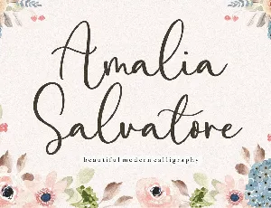 Amalia Salvatore font