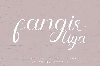 Fangirliya Demo font