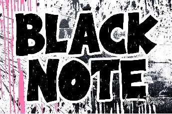 Black Note font