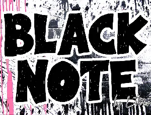 Black Note font