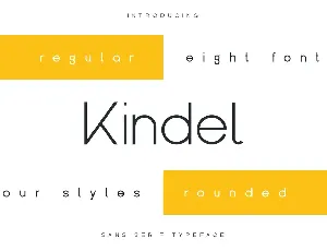 Kindel font