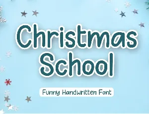 Christmas School font