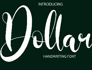 Dollar font