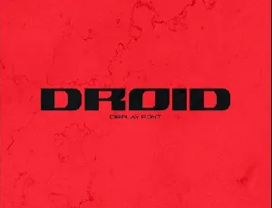 Droid font