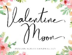 Valentine Moon font