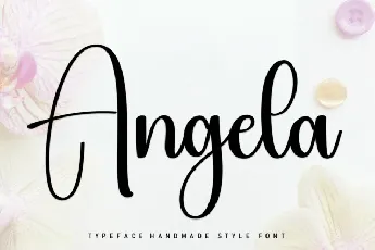 Angela Script font