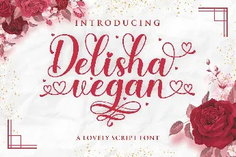 Delisha Vegan font