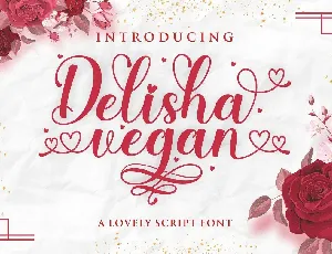 Delisha Vegan font