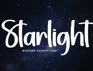 Starlight Display font