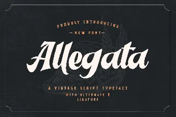 Allegata font