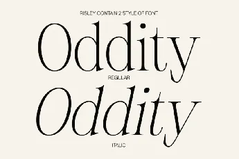 Risley font