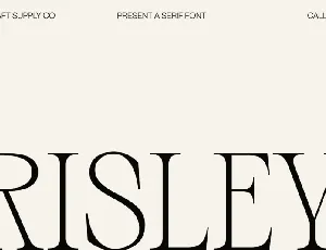 Risley font