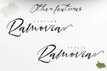 Ramovia font