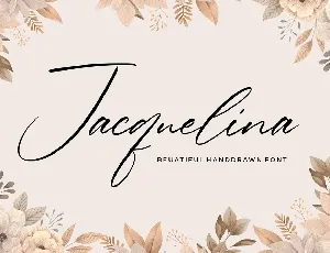 Jacquelina font