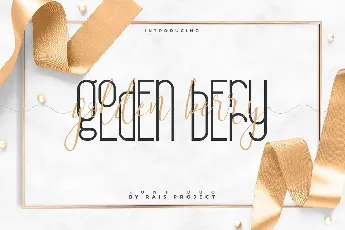 Golden Berry Demo font