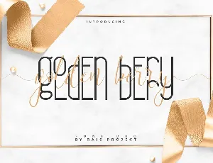 Golden Berry Demo font