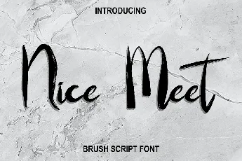 Nice Meet font