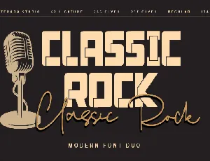 Classic Rock - Personal use font