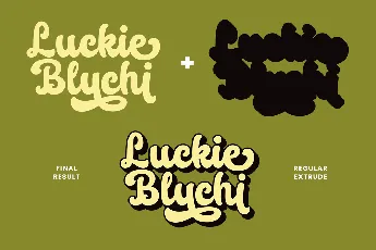 Luckie Bluchi font