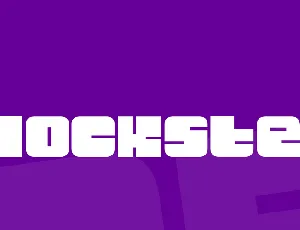 Blockster font