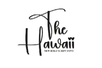 The Hawaii font